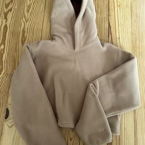 TNA Polar Fleece Cropped Hoodie XXS